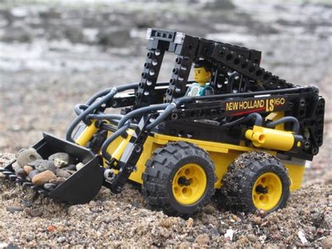 lego skid steer loader moc